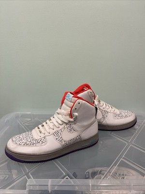 Nike Air Force 1 High White Venom Shoes 315121-117 Mens Size 13