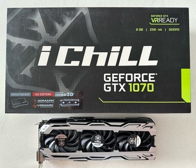INNO3D IChill NVIDIA GeForce GTX 1070 X3 8GB GDDR5 Grafikkarte DVI HDMI DP GPU