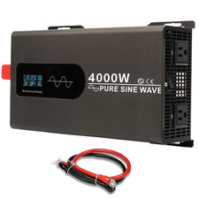 4000W 8000W DC 12V To AC 110V 120V Pure Sine Wave Power Inverter Converter LCD