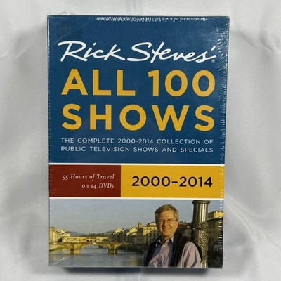 Rick Steves Europe 2000-2014: All 100 Shows (DVD, 2013, 14-Disc Set) BRAND NEW