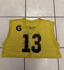 VTG 90s Y2K Gatorade Crop Practice Jersey XL Yellow Mesh Dodger USA MADE