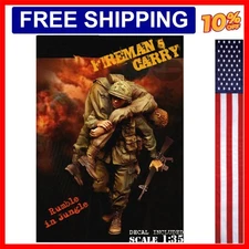 1/35 Resin Figure Model kits War scene 2 figures Unassambled Unpainted 034