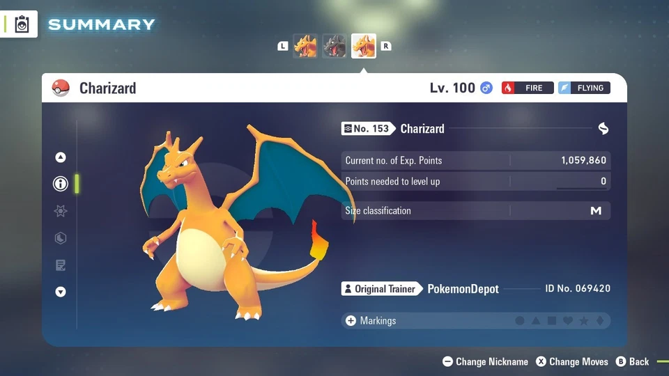 6IV Shiny Charizard Pokemon Leggende ZA *STESSO GIORNO* - Immagine 4 di 4