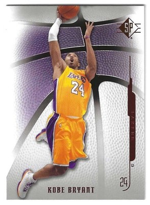 2008-2009 Upper Deck SP Authentic Kobe Bryant #89 Red Foil Los Angeles Lakers