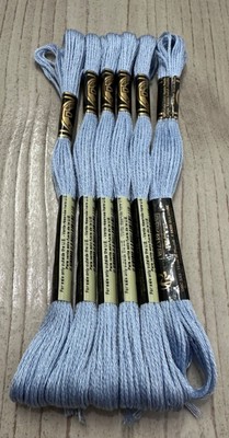 Heliotrope Blue #157 DMC Mouline Special 25 Embroidery Floss 8M Lot of 6