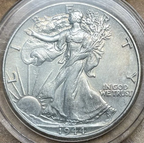 1944 walking liberty Silver half dollar bu/au