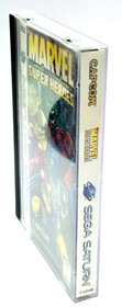 Marvel Super Heroes (Sega Saturn, 1997) Complete w Reg Card