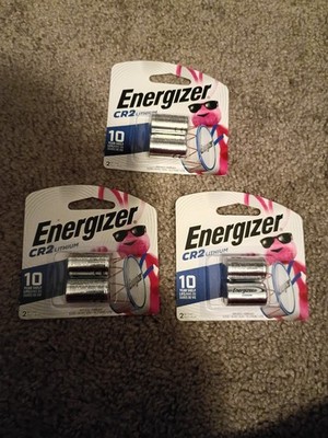 Energizer Lithium CR2 2-pack Lot Of 3