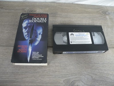 Double Jeopardy VHS Tape 1999 Tommy Lee Jones Ashley Judd Paramount Blockbuster