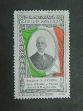 Erinnophilus for Greater Italy Joseph Avarna Ambassador to Vienna