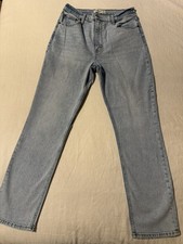 Abercrombie  Fitch Women's the 90s Straight Ultra High Rise Jeans Size  31/12R