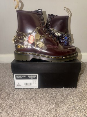 Dr. Martens 1460 Marc Jacobs Women Size 10 Men Size 9 Burgundy Red Cherry Boots