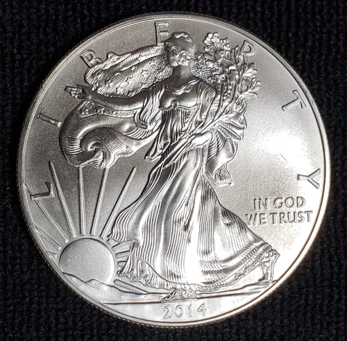 2014 American Silver Eagle 1 oz .999 Fine Silver Bullion Uncirculated