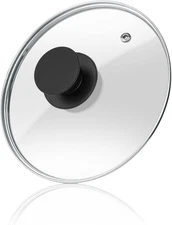 Pan Lid 7 Inch - Tempered Glass Pot Lid - Oven Safe Replacement Glass Lid for Fr