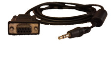 DB9 RS232 9 Pin Female To TRS 3.5mm Male Serial Data 6Ft Cable FAST SHIPPING 