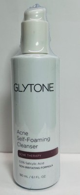 GLYTONE ACNE SELF- FOAMING CLEANSER  180ml/ 6.1 fl oz Brand new