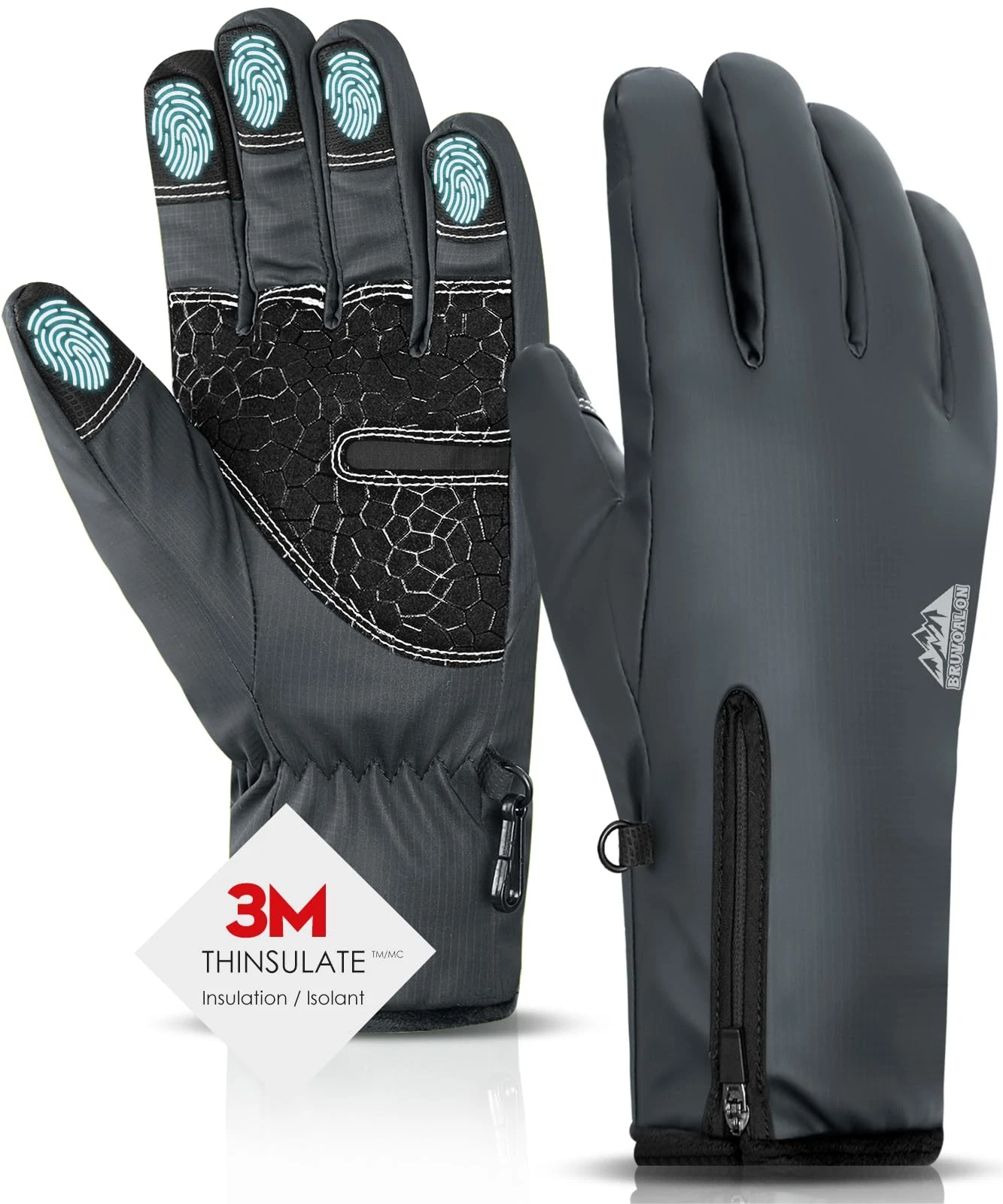 Y322 Winter Gloves for Men & Women, -10℉ Touchscreen 5-Layer Thermal Insulate...