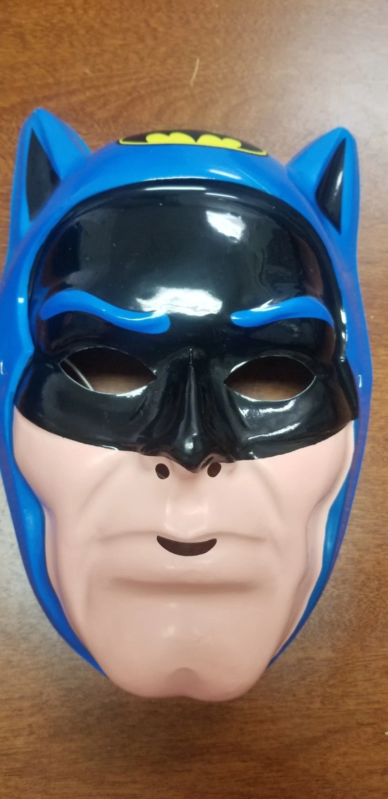 Vintage Batman Halloween Plastic Mask Ben Cooper NOS- NEW WITH TAGS!🎃