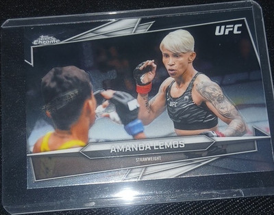  2026 Topps Chrome UFC AMANDA LEMOS Base   Women s Strawweight #1 Contender