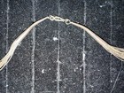 Vintage 925 20 Strand Liquid Sterling Silver Necklace 28in Spring Ring Clasp — photo 2