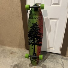 Yocaher Longboard Skateboard Punked In the Pines Excellent Condition See Pics