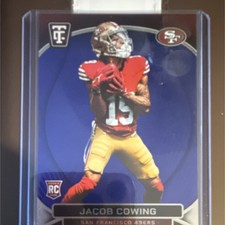 2024 Panini Totally Certified Jacob Cowing Rookie #128 Serial 128/399 49ers NFL