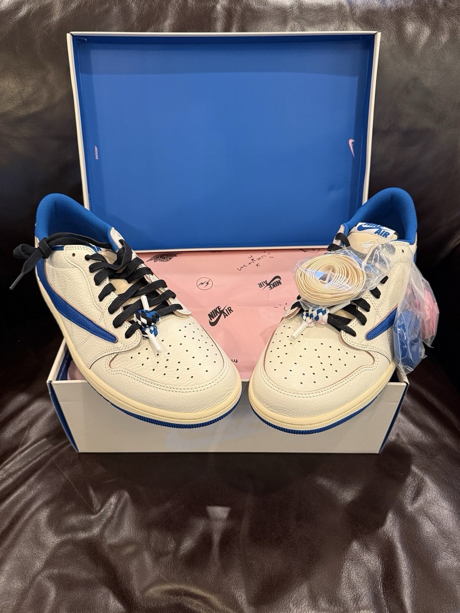 Nike Air Jordan 1 Low Travis Scott Fragment Sail DM7866-104 Size