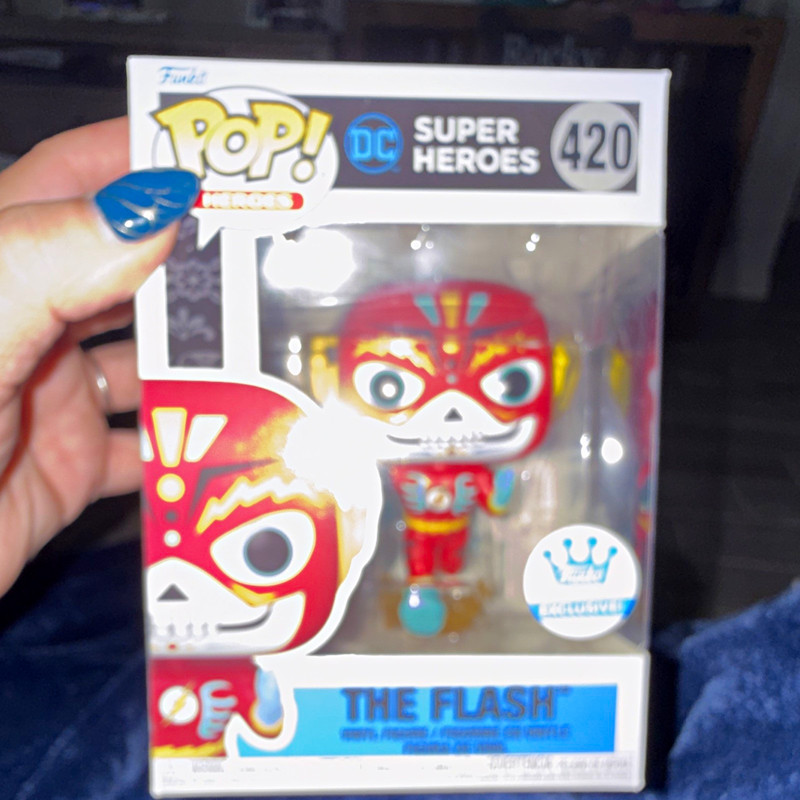 Funko Pop! Heroes DC Super Heroes The Flash #420 Exclusive Vinyl Figure
