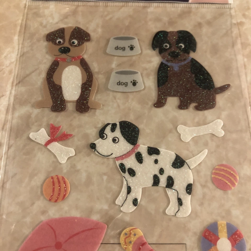 NEW Dog Puppy Pet Scrapbooking Stickers by K&Company + Sticky PuppiesSPLFB29 - Image 4 of 4