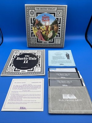 The Bard s Tale II: The Destiny Knight Commodore 64/128 Big Box Complete Vintage