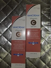 Vanicream Vitamin C Serum With Ceramides For Sensitive Skin 1.2 fl oz Lot Of 2