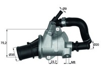 KÜHlmittel Thermostat FÜR Alfa Romeo 156 Sportwagon (932 ) - Mahle TI 145 88