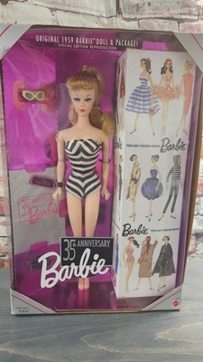 Original 1959 Barbie Doll 35th Anniversary Special Edition 1993