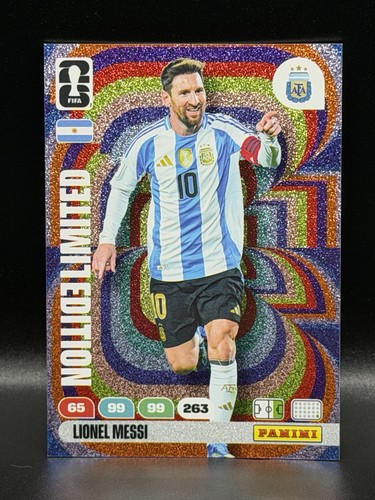 Lionel Messi Limited Edition Card Panini Adrenalyn XL WC2026 in NM condition