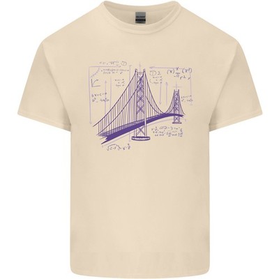 Bridge Equation Physics Maths Geek Herren Leichtes Baumwoll-T-Shirt