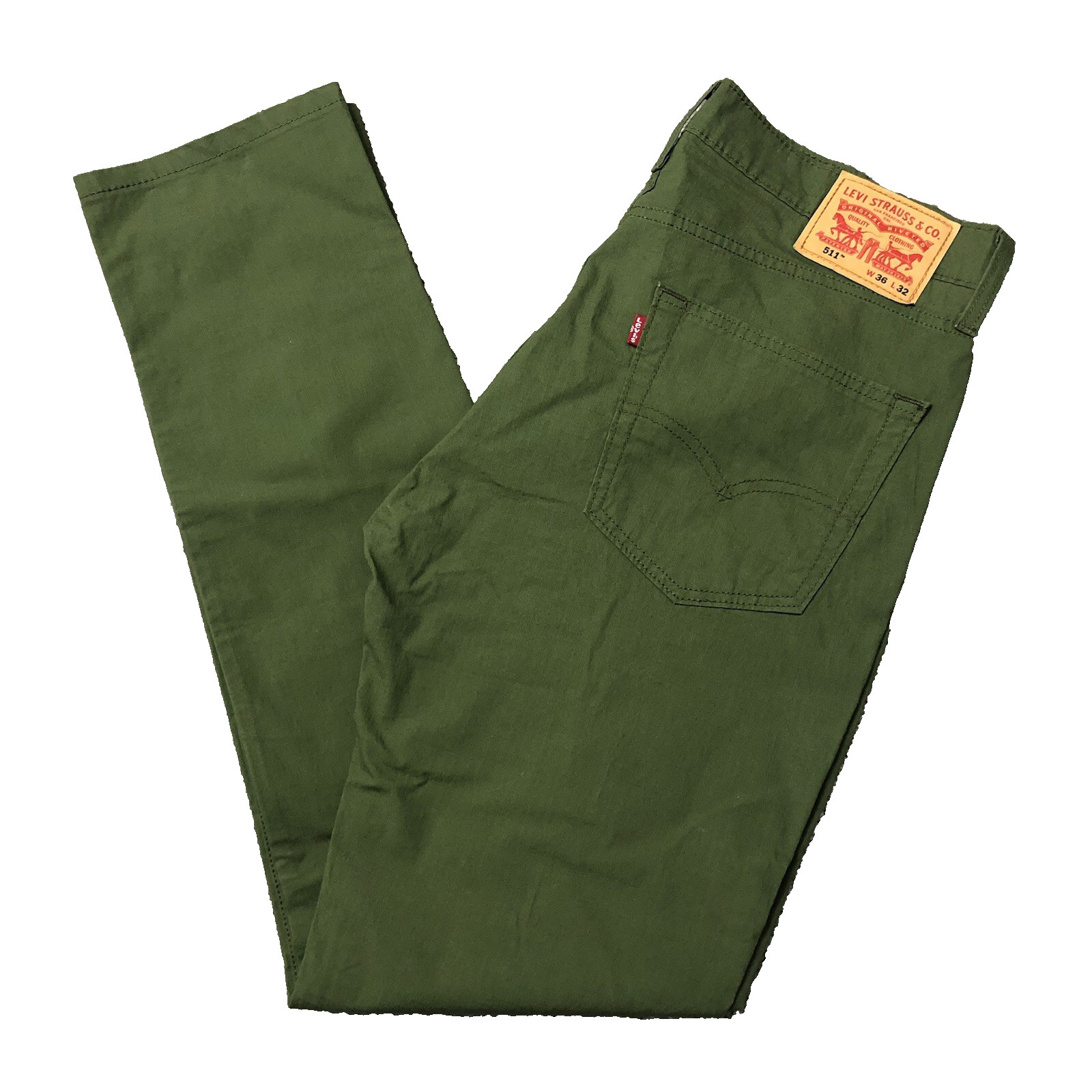 LEVIS 511 Slim Tech Performance Pants Stretch Rip… - image 1