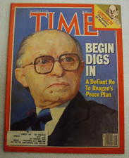 Time Magazine - September 20, 1982 - Menachem Begin
