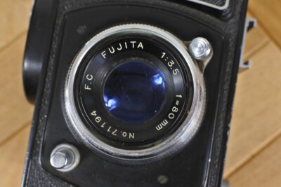 Fujita 66 Model SL SLR 6x6 Medium Format + 80mm f3.5 Lens from
