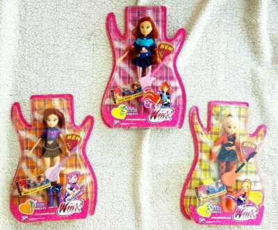 LOT WINX DOLLS: ½ FULL MAGIC CONCERT SERIES: BLOOM STELLA TECNA! BNIB, FREE SHIP