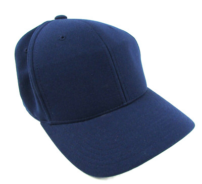 110 One Ten Flexfit Men's Blue Baseball Cap Hat Hook & Loop Blue Closure