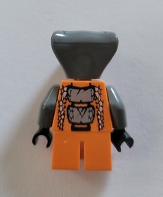 LEGO Ninjago Chokun Minifigure 9450 Short Legs Orange Snake