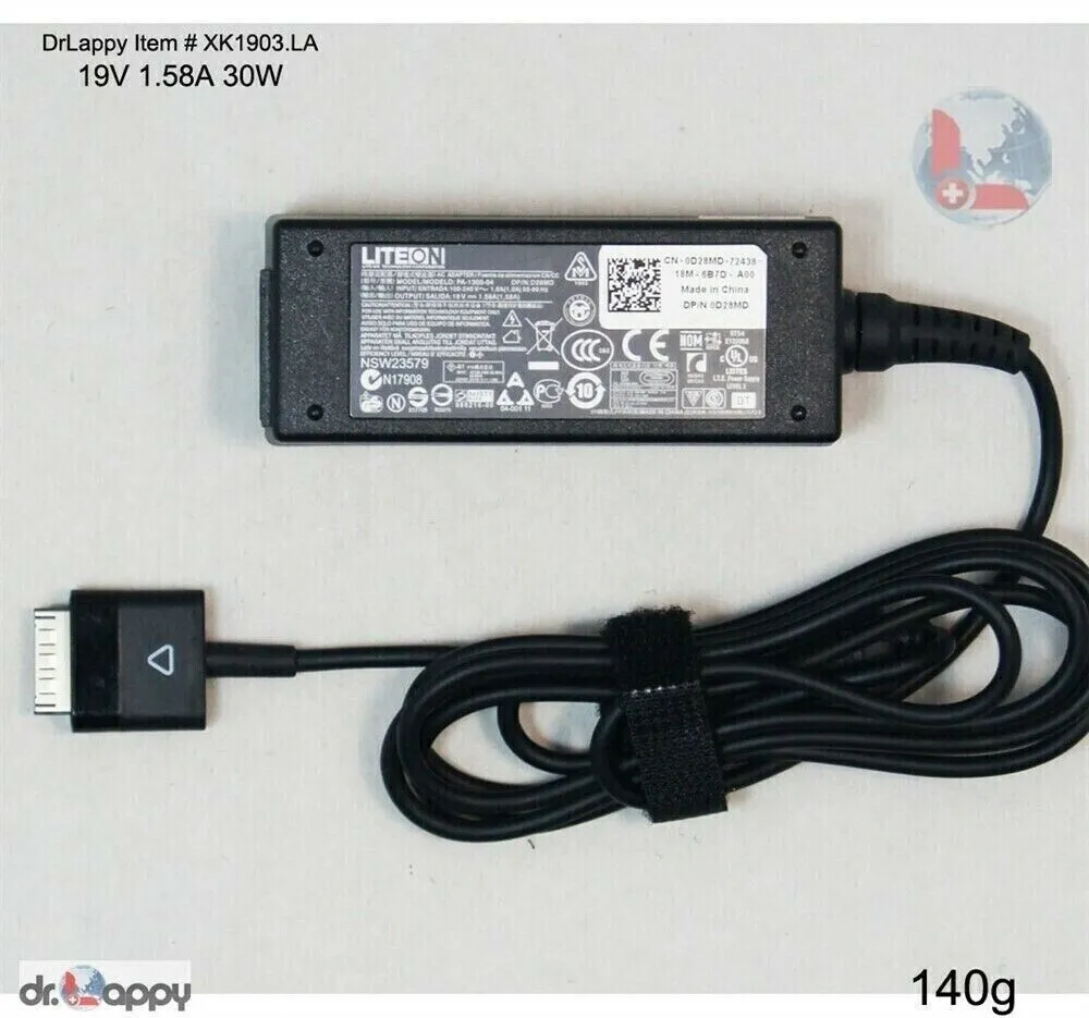 30W AC Adapter Power Charger for Dell Latitude ST T02G001 Tablet 8260K eBay