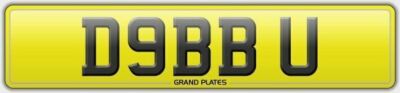 D9 BBU DEB U CHERISHED REGISTRATION NUMBER PLATE CAR REG DEBBY ASSIGNED FREE
