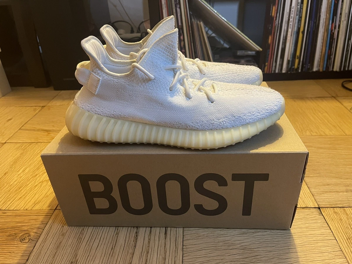 Adidas Mens Yeezy Boost V2 Cream White CP9366, Size: 10.5