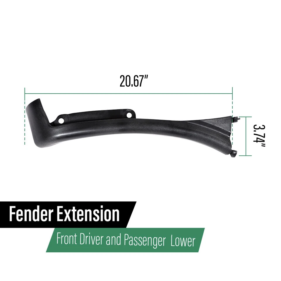 Удлинитель переднего левого + правого крыла подходит для Chevrolet Express GMC Savana 1996-2023 годов выпуска - Изображение 3 из 4