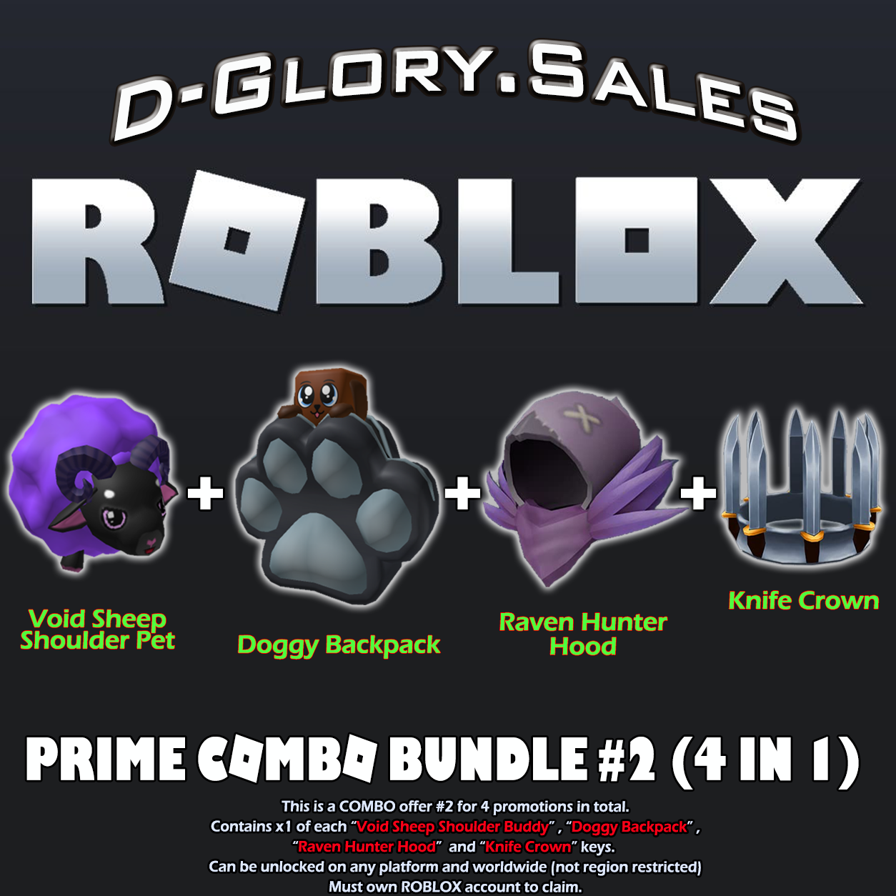 Roblox Knife Crown Code ( Prime Gaming), Video Gaming