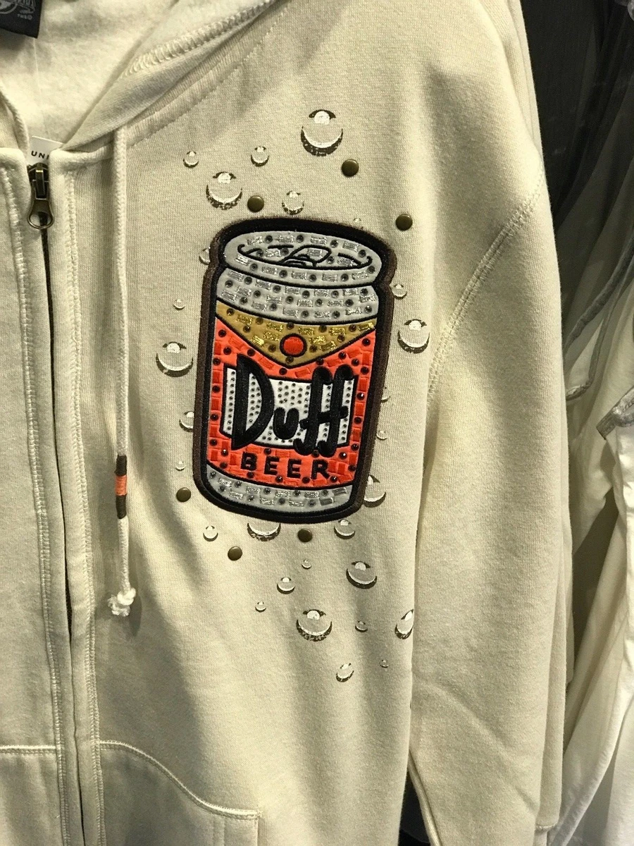 Duff beer hoodie hot sale with beer holder