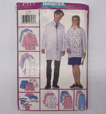Butterick Sewing Pattern P515 Coat Skirt Shorts Pants Sizes L XL Uncut
