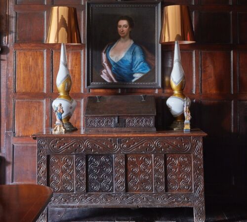 Huge 17th.C Superlative Quality Oak Chest Antique West Country Charles II
