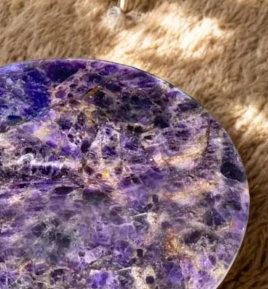 Столешница ручной работы из хрусталя аметиста камня — современный дизайн на заказ, роскошный стол - Изображение 3 из 4